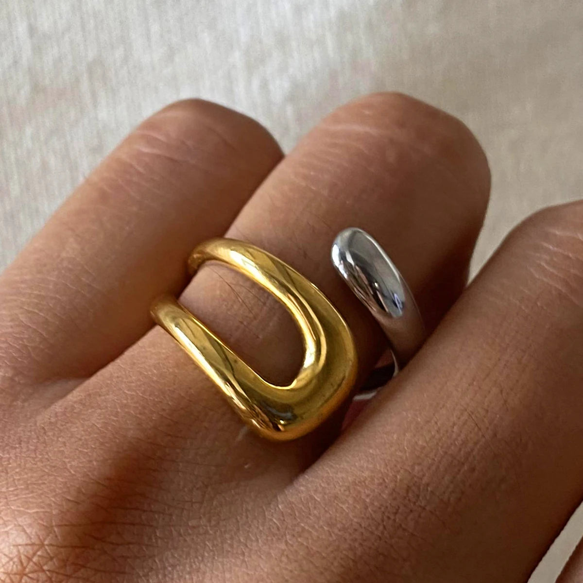 Luca Two Toned Ring