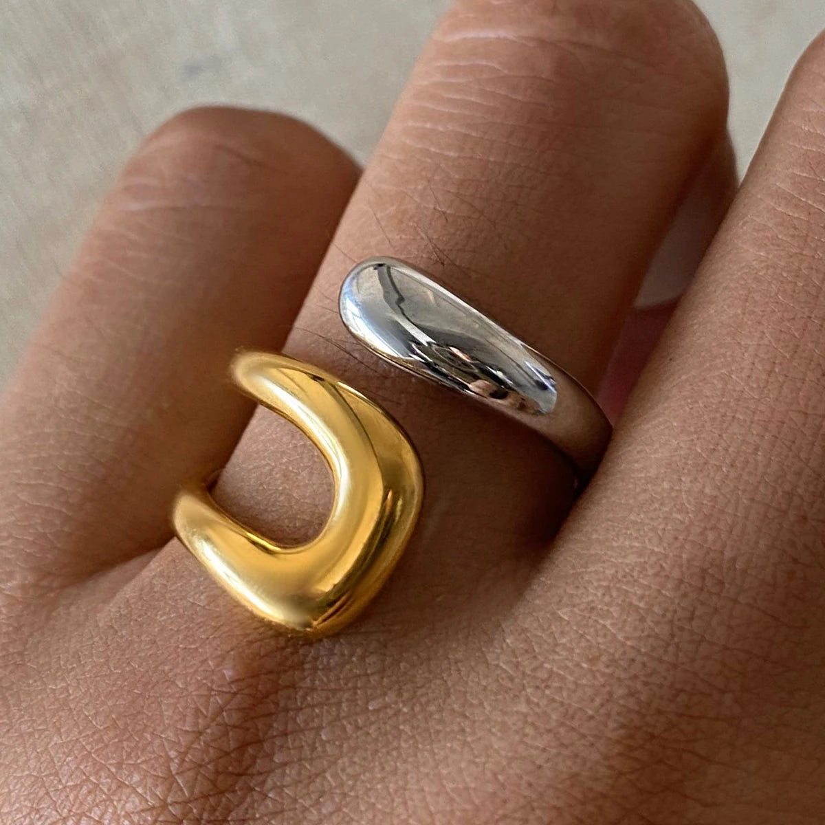 Luca Two Toned Ring